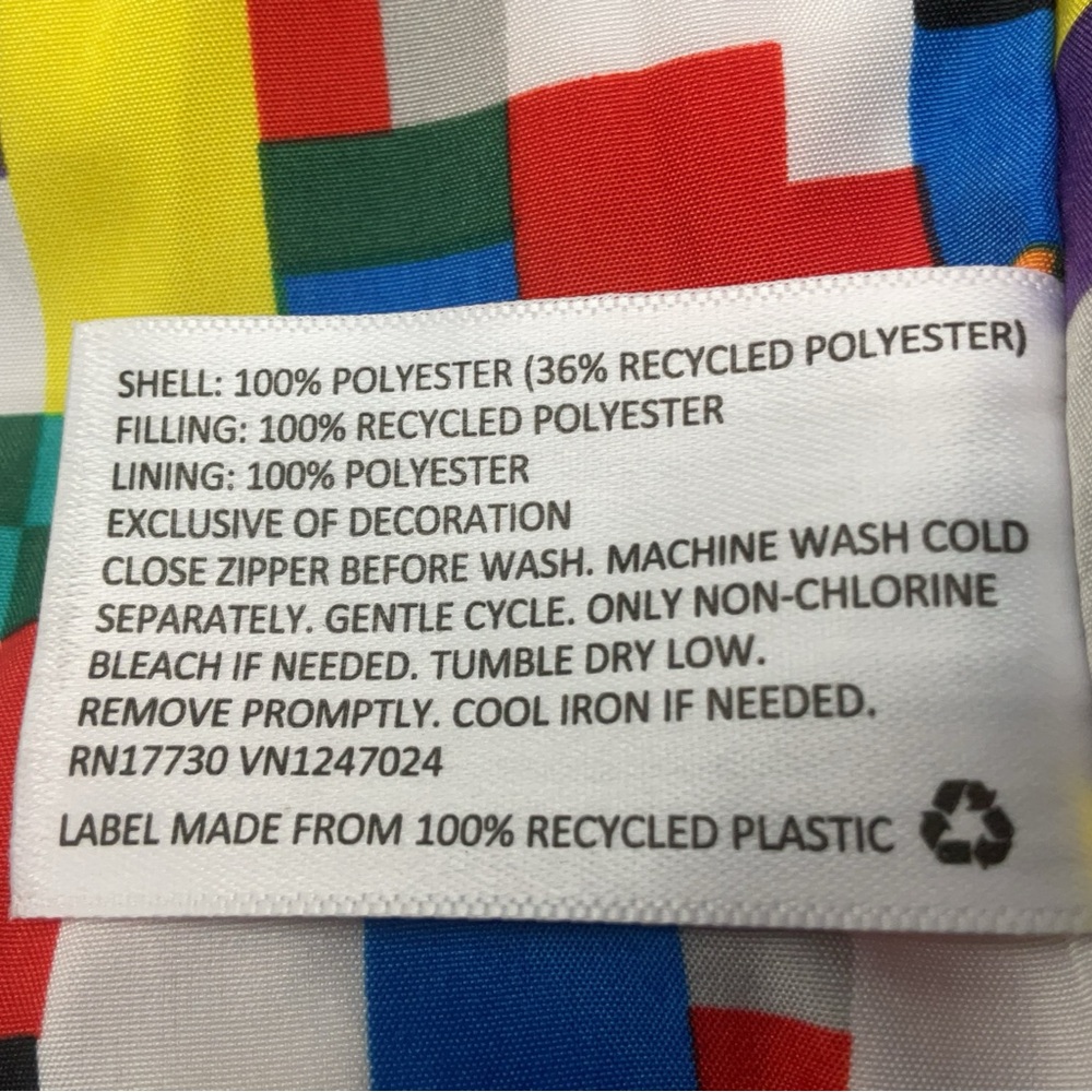 Lego Collection X Target Multi-Color Block Jacket/Vest Women’s Size XS - Picture 4 of 9